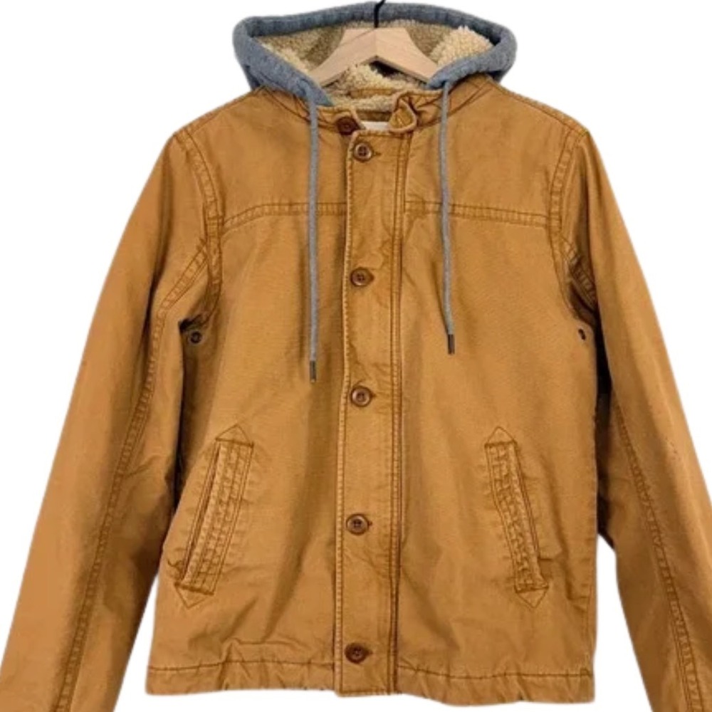 Vintage Aeropostale Men's Canvas Chore Jacket Size XL Hoodie Worwear Outdoor